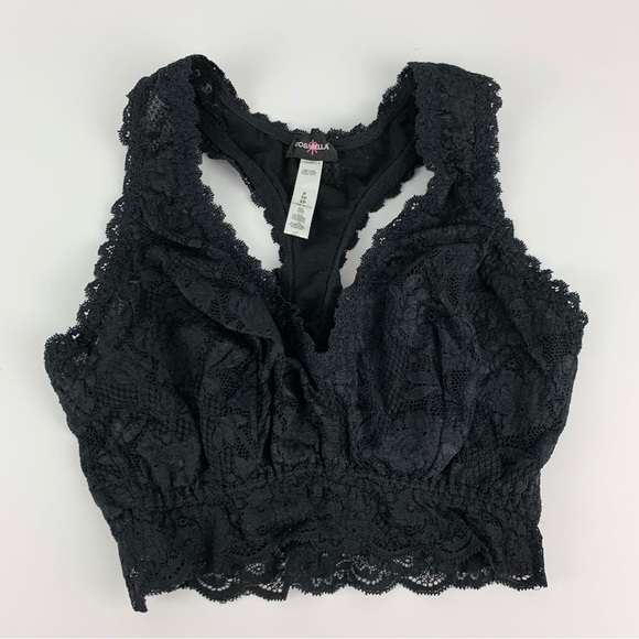 Cosabella Never Say Never Black Curvy Racie Racerback Bralette Petite - Picture 9 of 13